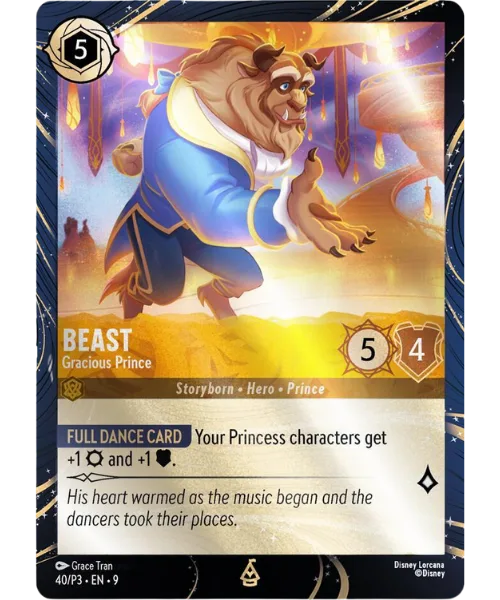 Beast #40 Promo Set 3 Disney Lorcana card