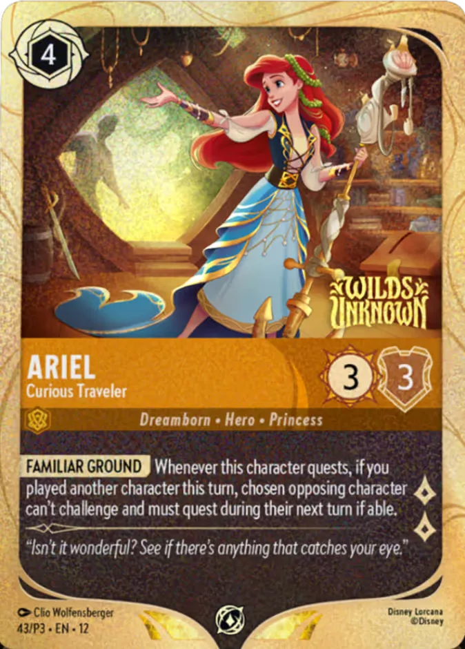 Ariel #43 Promo Set 3 Disney Lorcana card