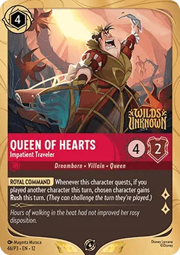 Queen of Hearts #46 Promo Set 3 Disney Lorcana card