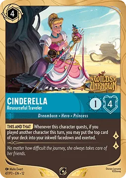 Cinderella #47 Promo Set 3 Disney Lorcana card