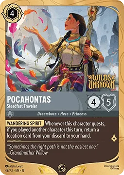 Pocahontas #48 Promo Set 3 Disney Lorcana card
