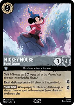 Mickey Mouse #7  D23 Expo 2024 Collector's Set Disney Lorcana card