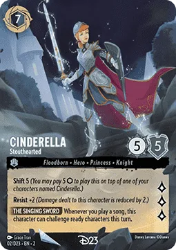 Cinderella #2 D23 Expo 2024 Collector's Set Disney Lorcana card
