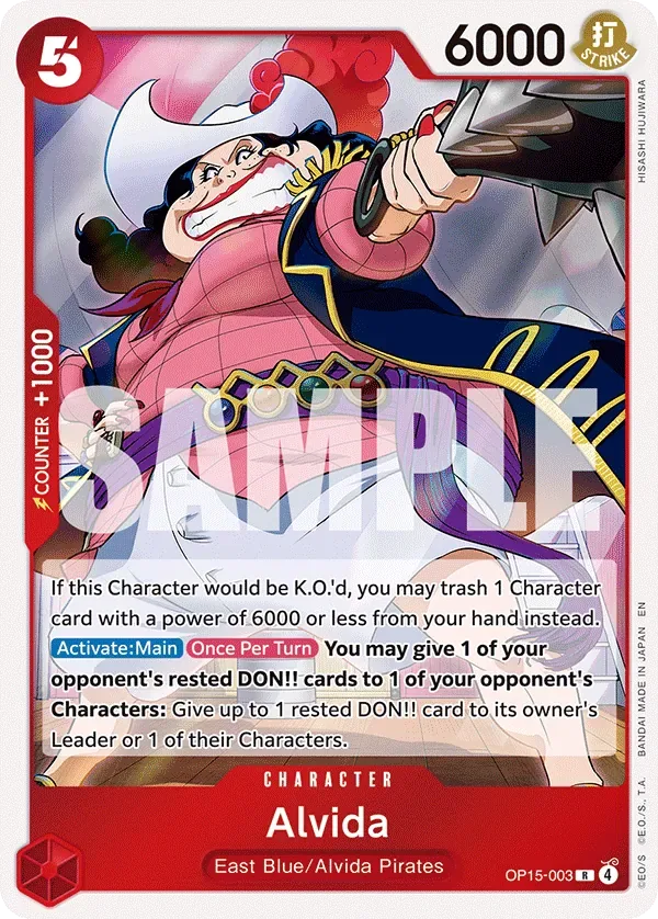 Alvida #OP15-003 Adventure on Kami's Island One Piece card