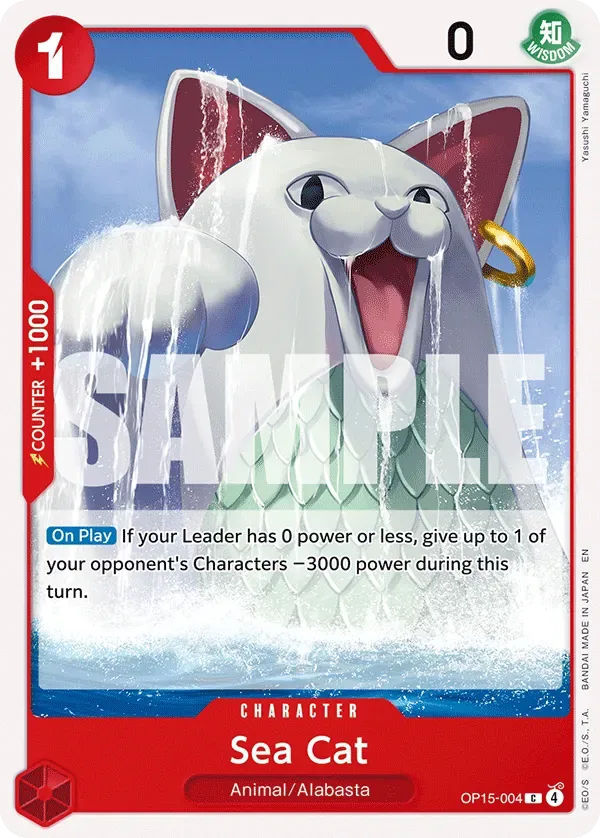 Sea Cat #OP15-004 Adventure on Kami's Island One Piece card