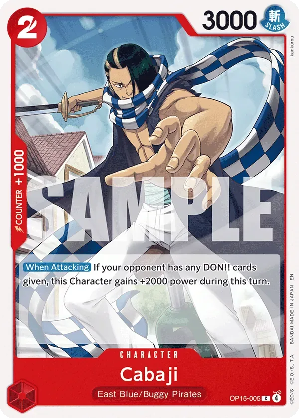 Cabaji #OP15-005 Adventure on Kami's Island One Piece card