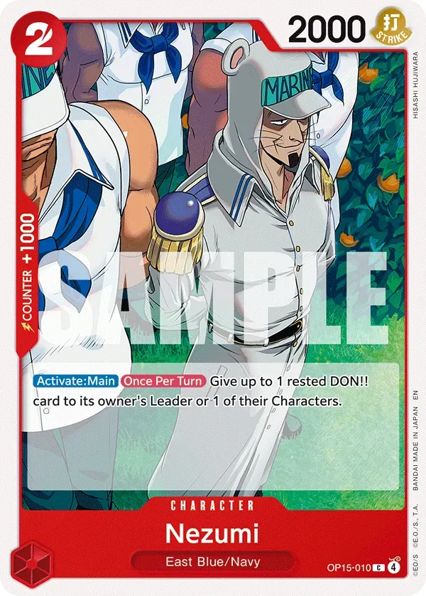 Nezumi #OP15-010 Adventure on Kami's Island One Piece card