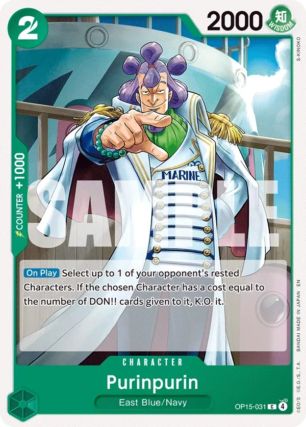 Purinpurin #OP15-031 Adventure on Kami's Island One Piece card