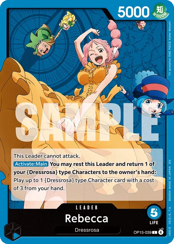 Rebecca #OP15-039 Adventure on Kami's Island One Piece card