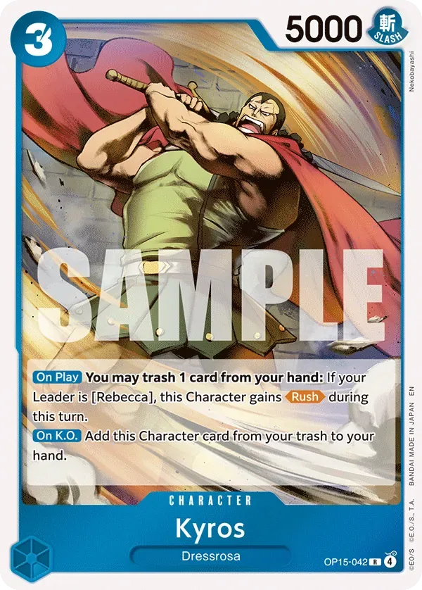 Kyros #OP15-042 Adventure on Kami's Island One Piece card