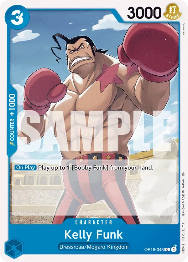 Kelly Funk #OP15-043 Adventure on Kami's Island One Piece card