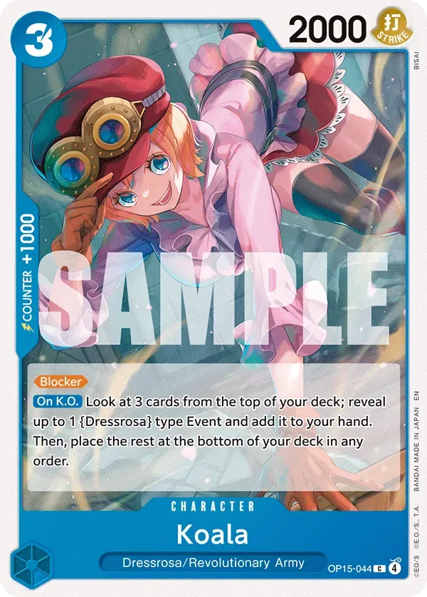 Koala #OP15-044 Adventure on Kami's Island One Piece card