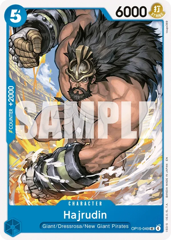 Hajrudin #OP15-049 Adventure on Kami's Island One Piece card