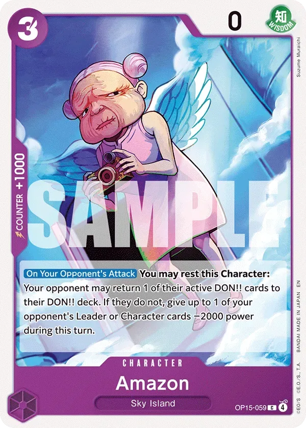 Amazon #OP15-059 Adventure on Kami's Island One Piece card