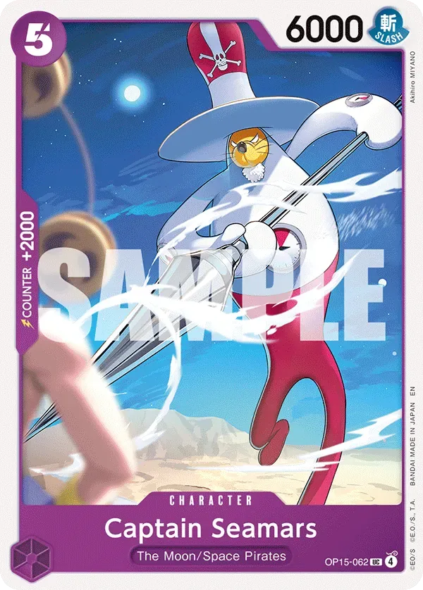 Captain Seamars #OP15-062 Adventure on Kami's Island One Piece card