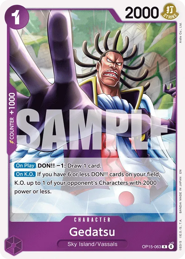 Gedatsu #OP15-063 Adventure on Kami's Island One Piece card