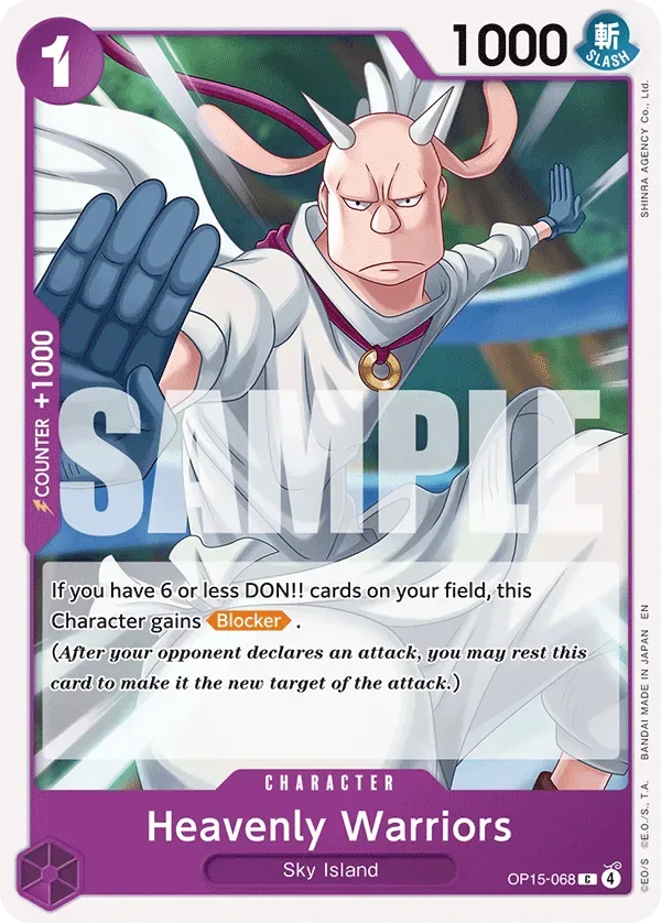 Heavenly Warriors #OP15-068 Adventure on Kami's Island One Piece card