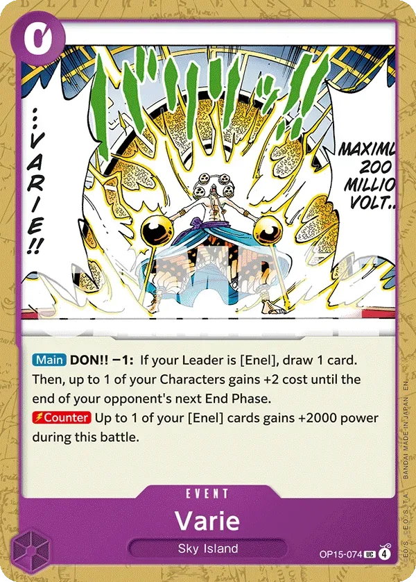 Varie #OP15-074 Adventure on Kami's Island One Piece card