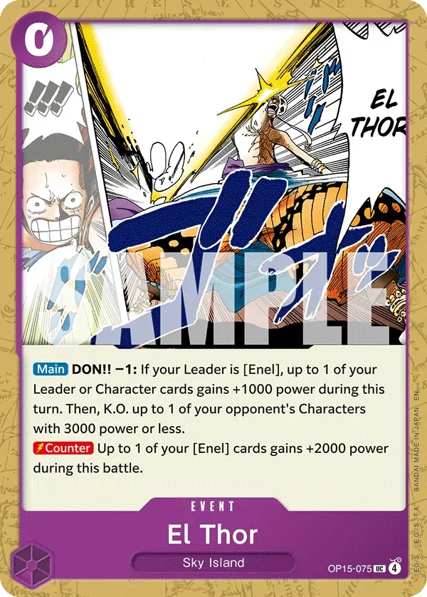 El Thor #OP15-075 Adventure on Kami's Island One Piece card