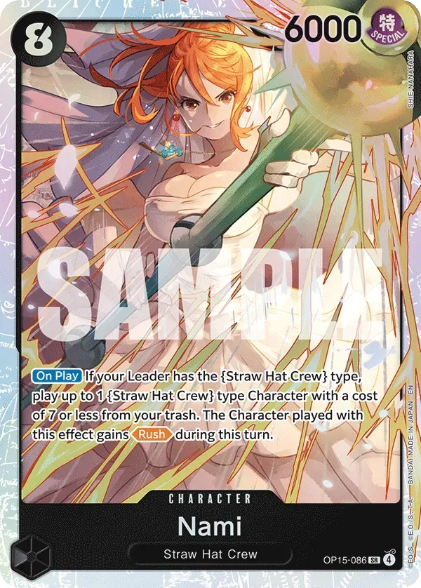 Nami #OP15-086 Adventure on Kami's Island One Piece card