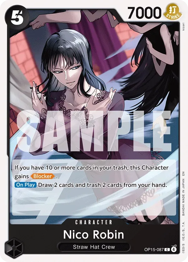 Nico Robin #OP15-087 Adventure on Kami's Island One Piece card