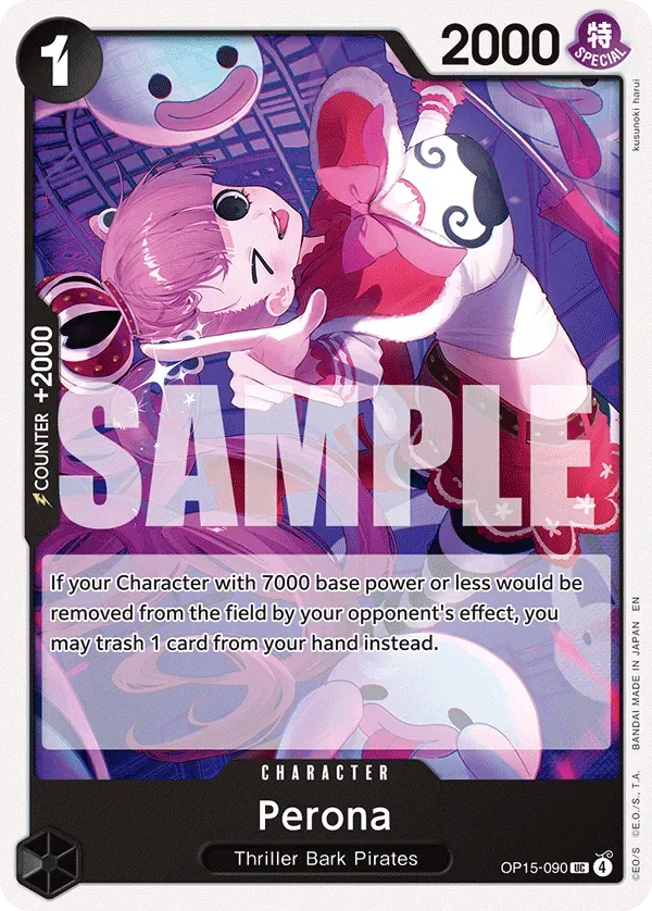 Perona #OP15-090 Adventure on Kami's Island One Piece card