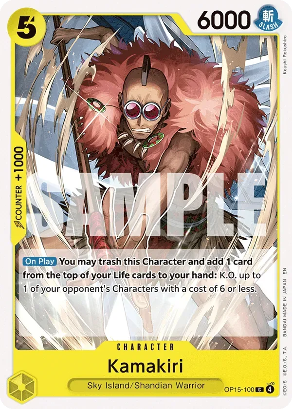 Kamakiri #OP15-100 Adventure on Kami's Island One Piece card