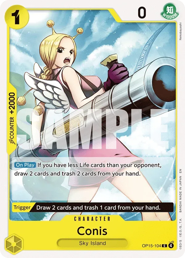 Conis #OP15-104 Adventure on Kami's Island One Piece card