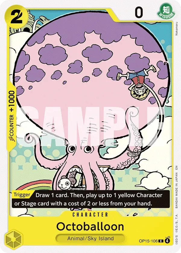 Octoballoon #OP15-106 Adventure on Kami's Island One Piece card