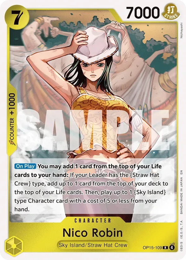 Nico Robin #OP15-109 Adventure on Kami's Island One Piece card