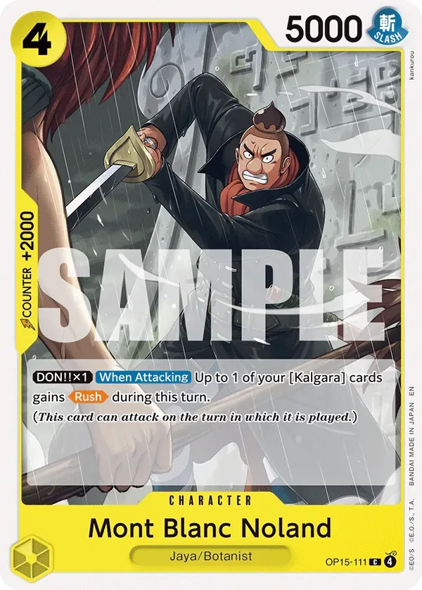 Mont Blanc Noland #OP15-111 Adventure on Kami's Island One Piece card