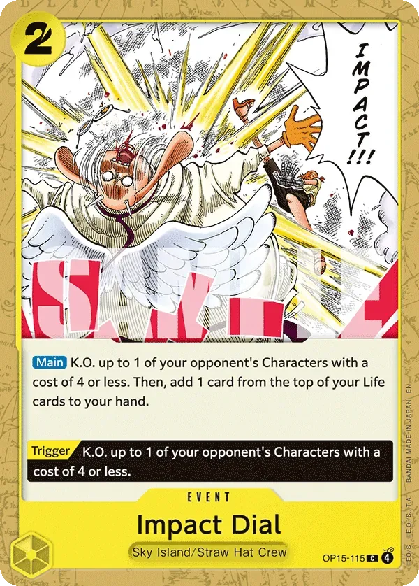 Impact Dial #OP15-115 Adventure on Kami's Island One Piece card