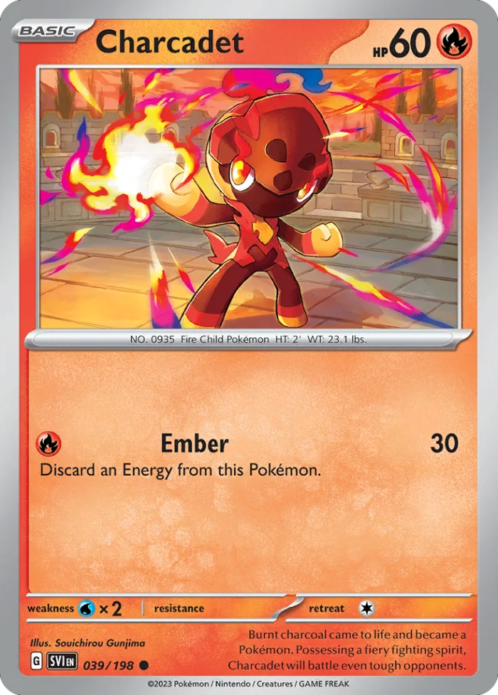 Charcadet #39 Scarlet & Violet Pokemon card
