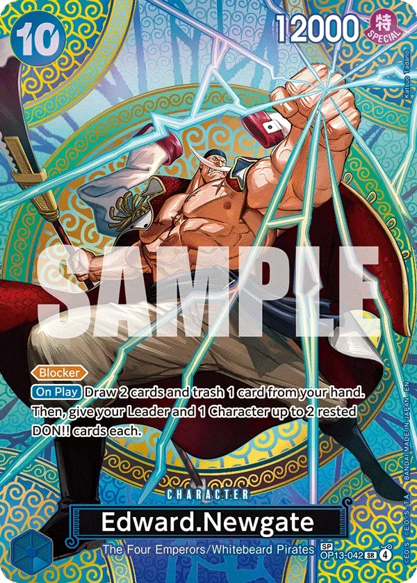 Edward.Newgate #OP13-042 Adventure on Kami's Island One Piece card