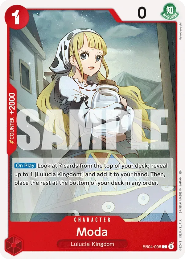 Moda #EB04-006 Adventure on Kami's Island One Piece card