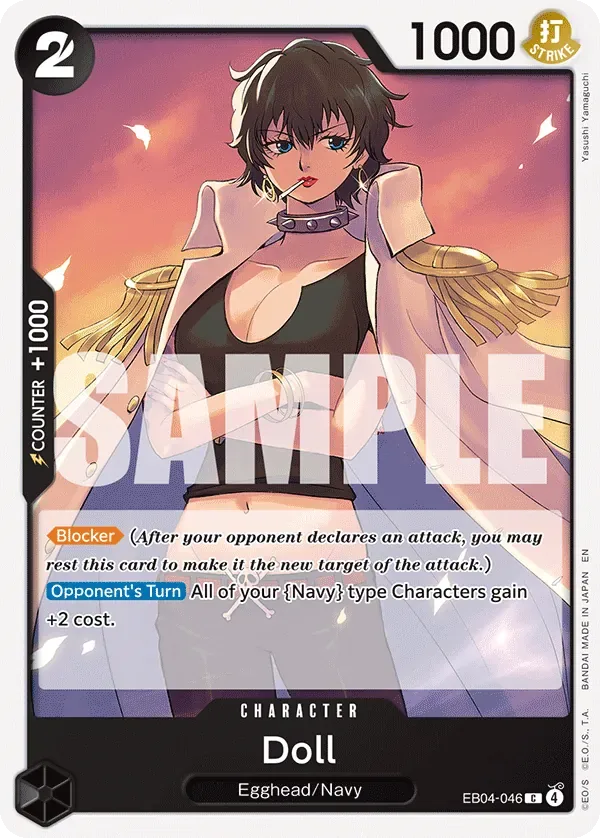 Doll #EB04-046 Adventure on Kami's Island One Piece card
