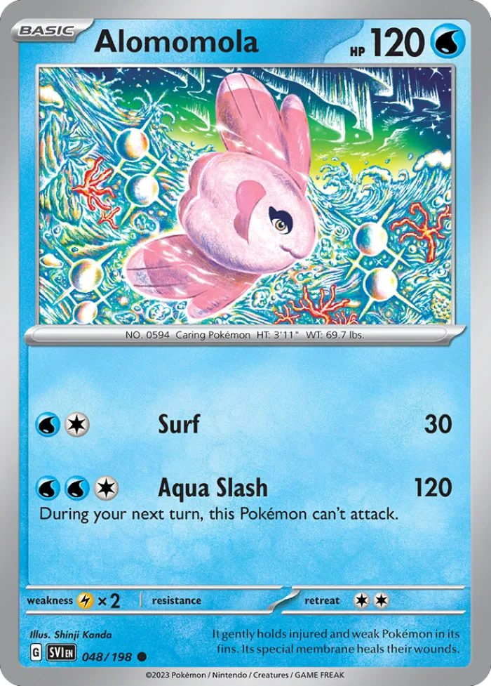 Alomomola #48 Scarlet & Violet Pokemon card