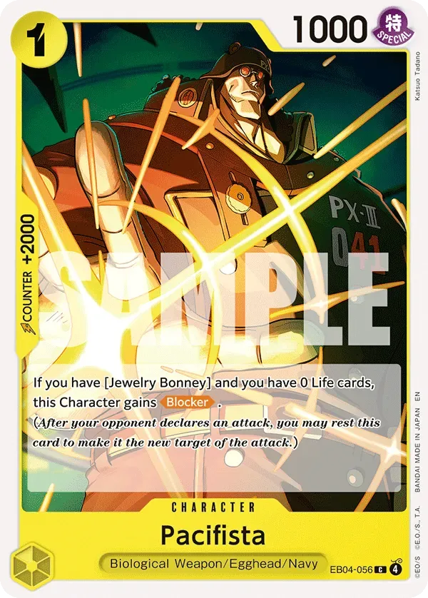 Pacifista #EB04-056 Adventure on Kami's Island One Piece card