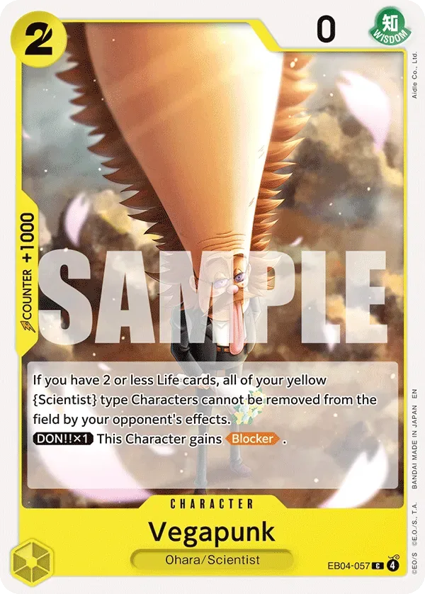 Vegapunk #EB04-057 Adventure on Kami's Island One Piece card