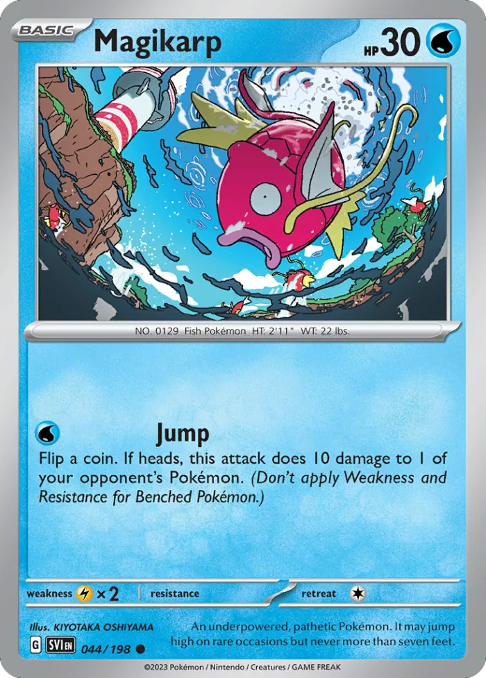 Magikarp #44 Scarlet & Violet Pokemon card