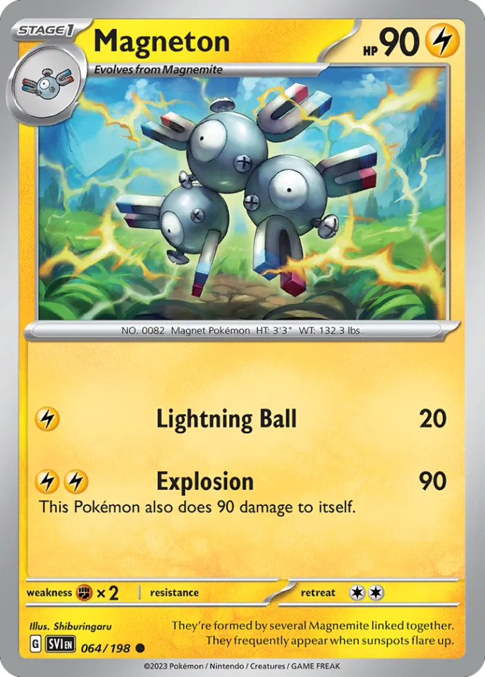 Magneton #64 Scarlet & Violet Pokemon card