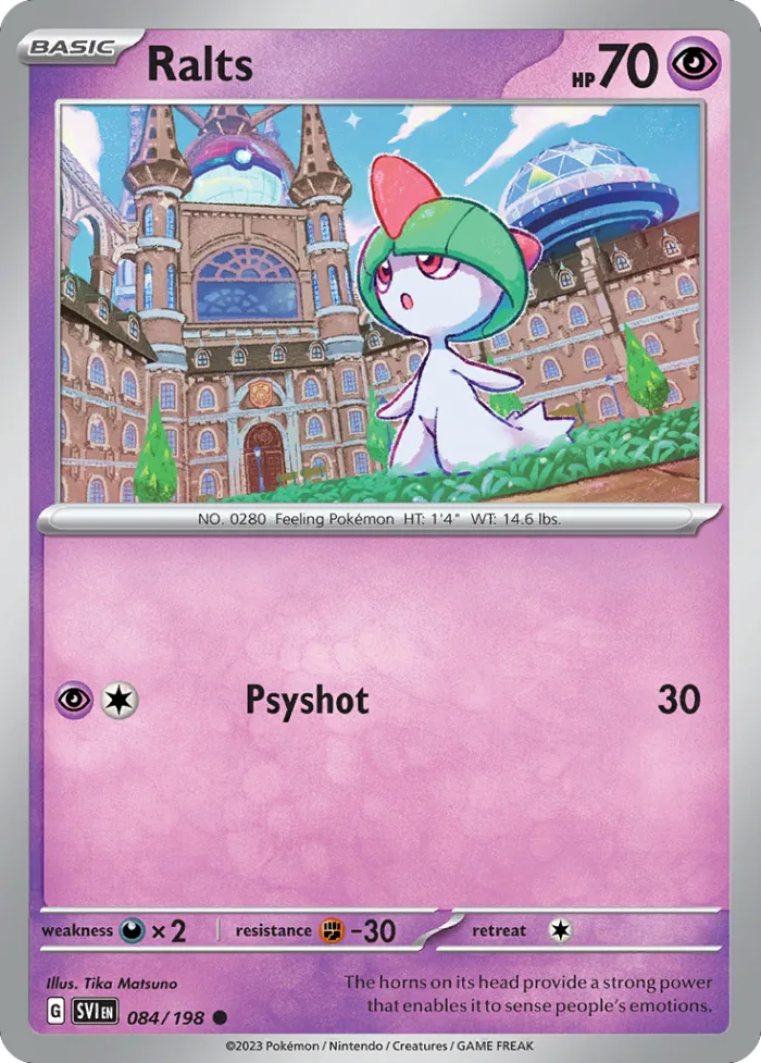 Ralts #84 Scarlet & Violet Pokemon card