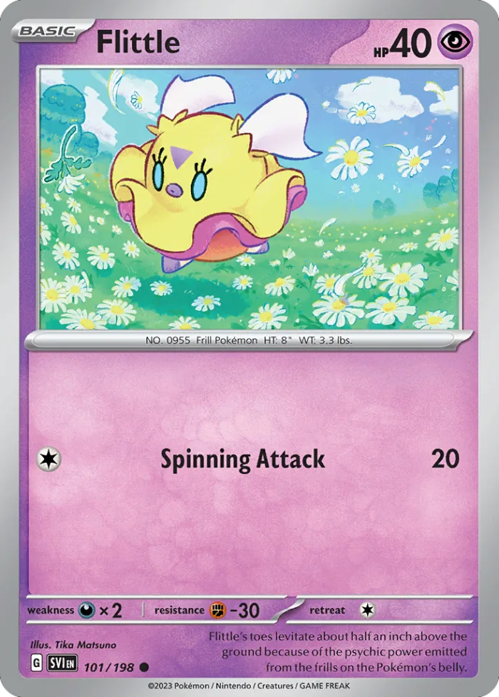 Flittle #101 Scarlet & Violet Pokemon card