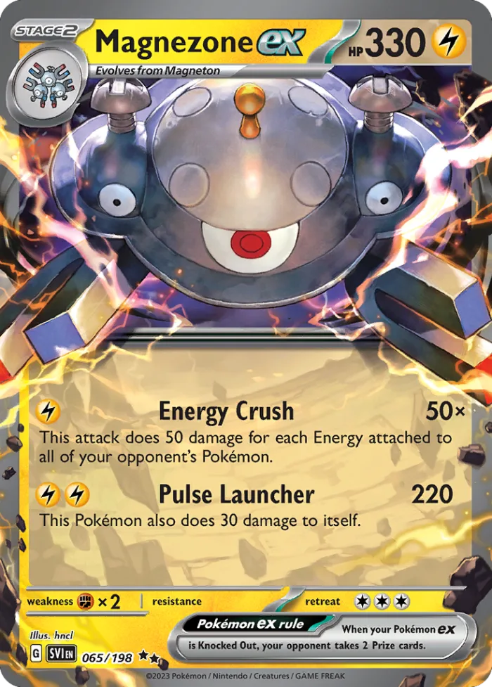 Magnezone ex #65 Scarlet & Violet Pokemon card