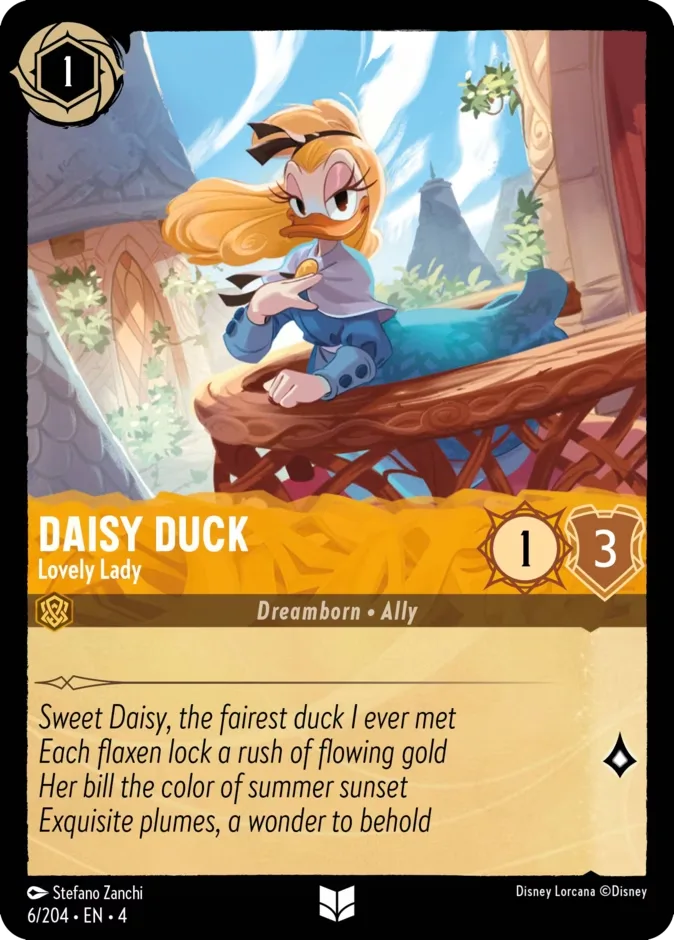 Daisy Duck #6 Ursula's Return Disney Lorcana card