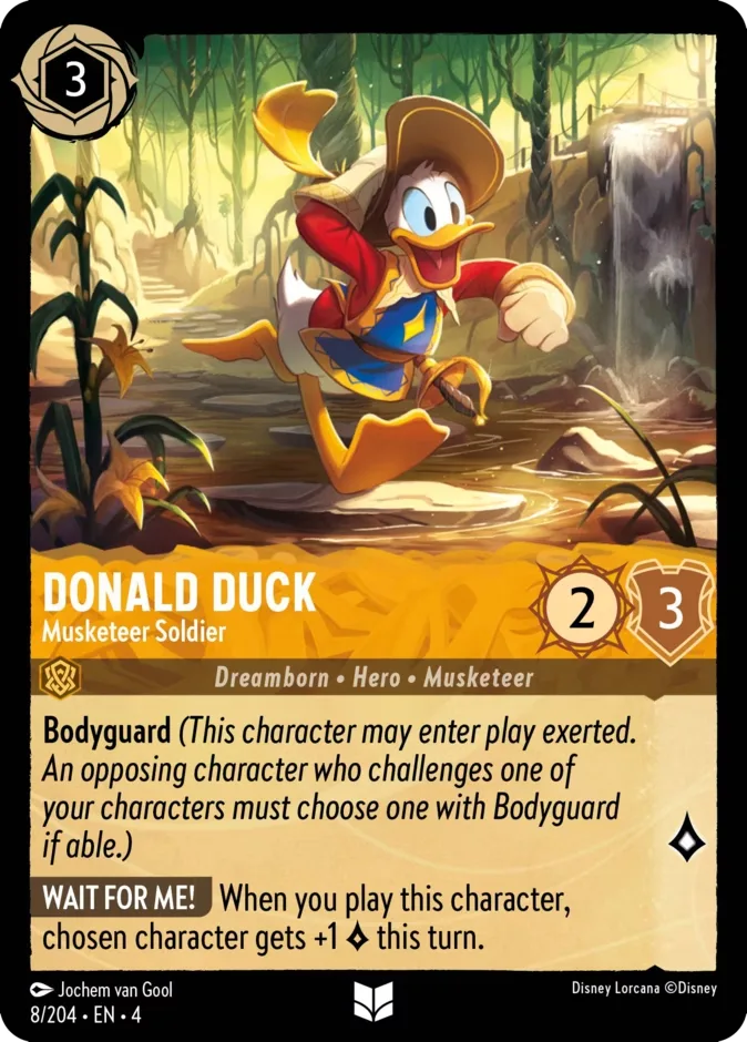 Donald Duck #8 Ursula's Return Disney Lorcana card