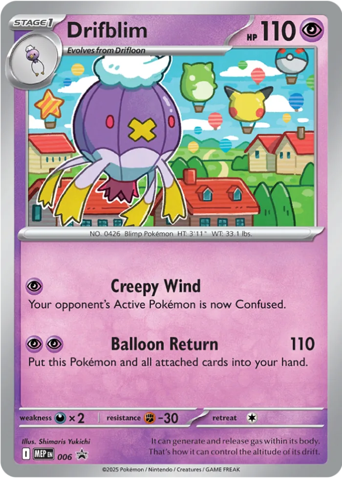 Drifblim #MEP 006 MEP Black Star Promos Pokemon card
