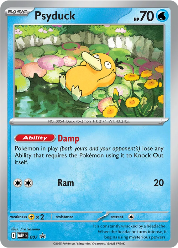 Psyduck #MEP 007 MEP Black Star Promos Pokemon card