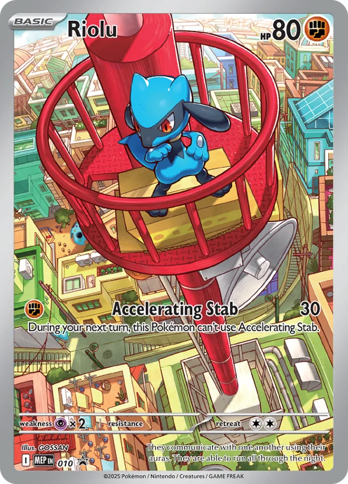 Riolu #MEP 010 MEP Black Star Promos Pokemon card
