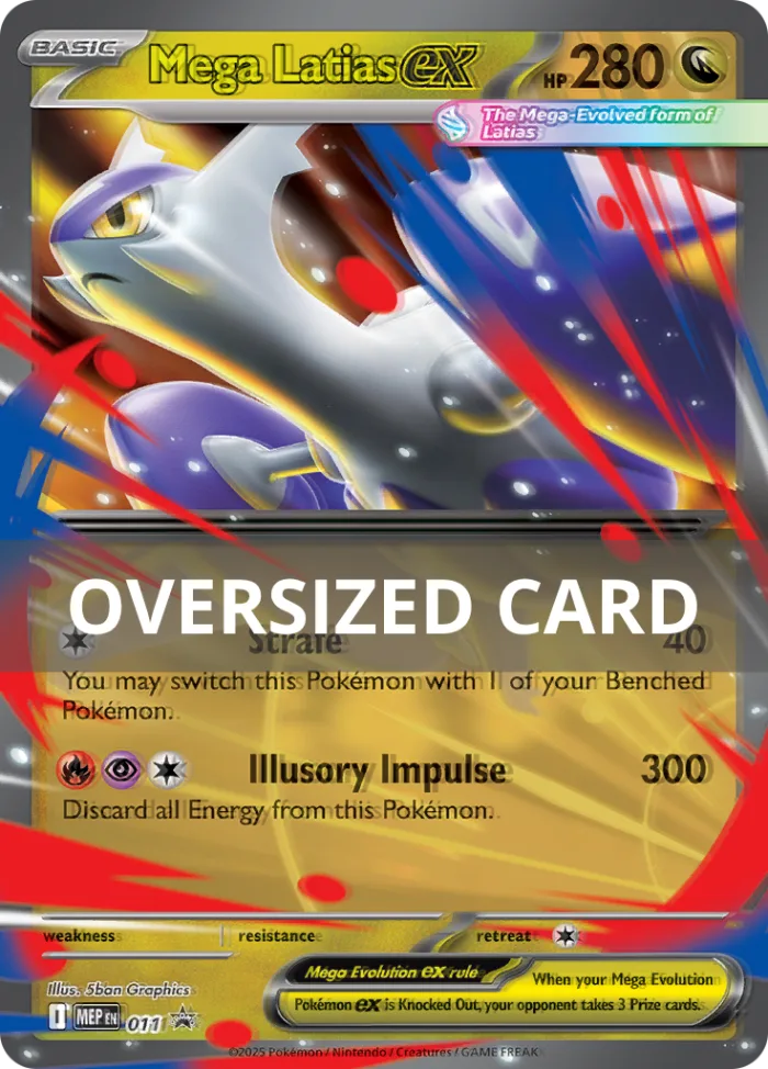 Mega Latias ex #MEP 011 MEP Black Star Promos Pokemon card